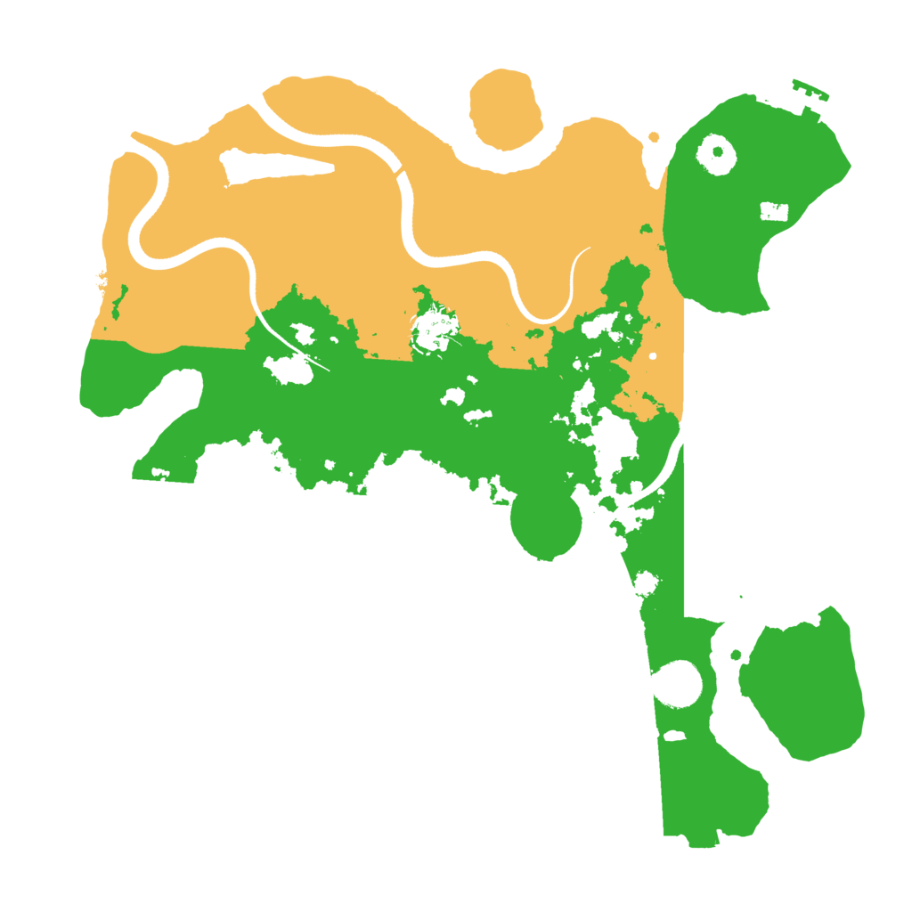 Biome Rust Map: Procedural Map, Size: 3500, Seed: 2113999