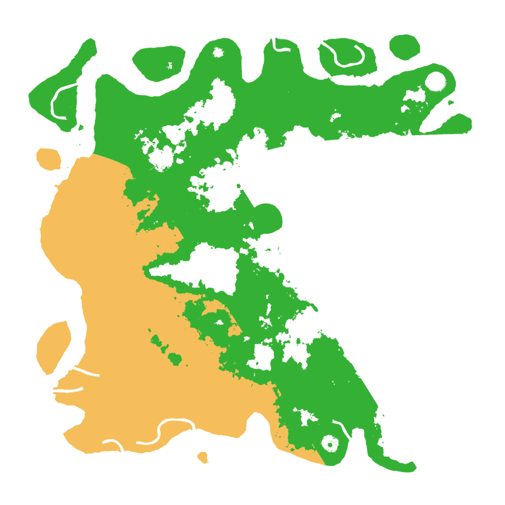 Biome Rust Map: Procedural Map, Size: 4500, Seed: 2085230644
