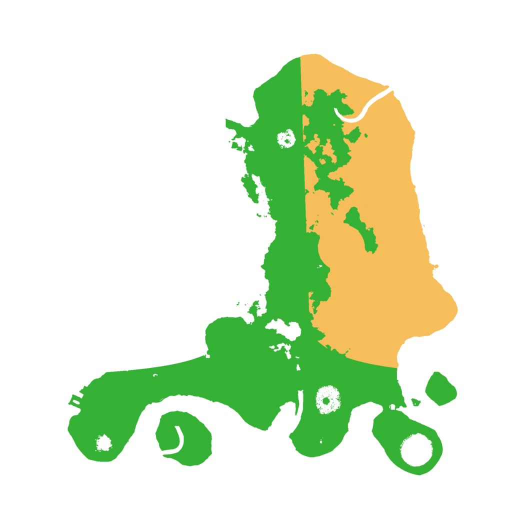 Biome Rust Map: Procedural Map, Size: 2900, Seed: 889106002