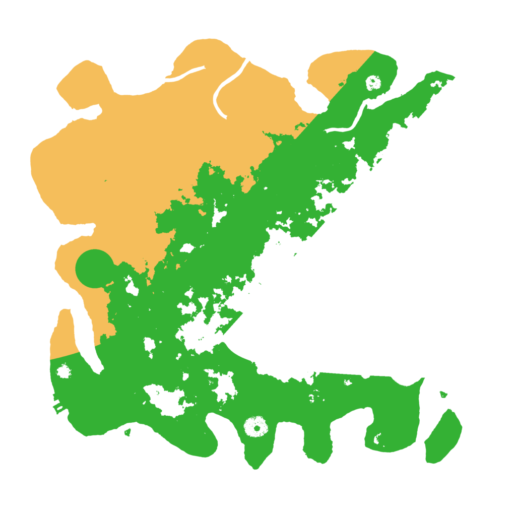 Biome Rust Map: Procedural Map, Size: 3500, Seed: 1766583696