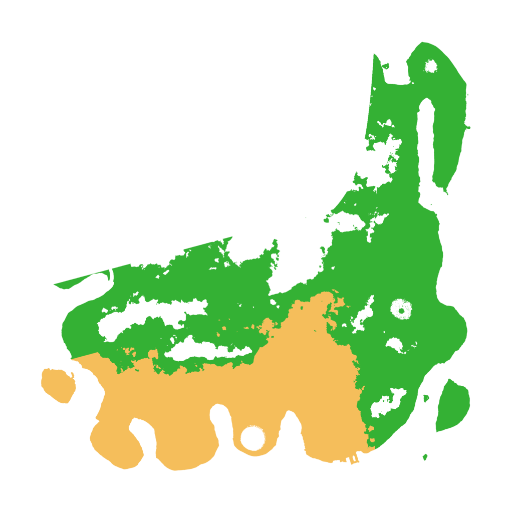 Biome Rust Map: Procedural Map, Size: 3700, Seed: 1421037425