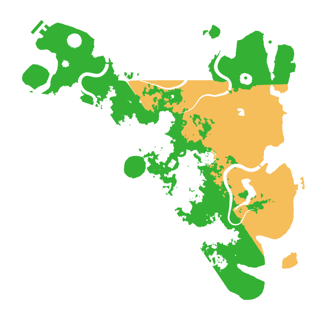 Biome Rust Map: Procedural Map, Size: 4000, Seed: 1205471314