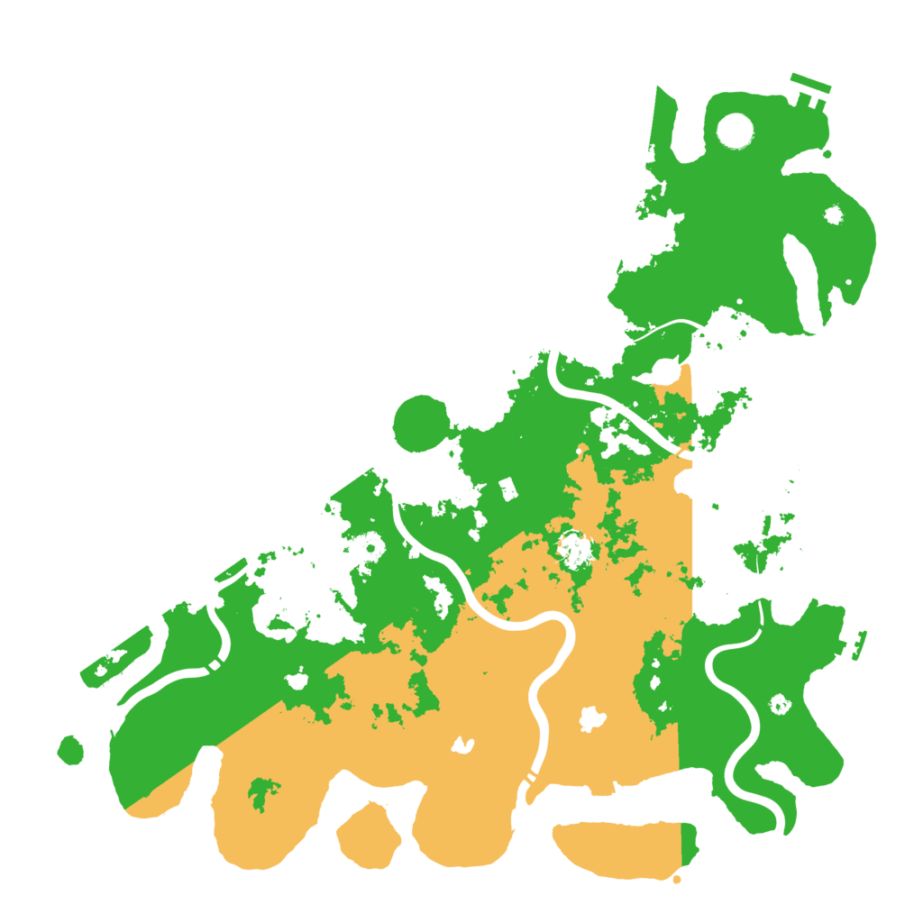 Biome Rust Map: Procedural Map, Size: 4500, Seed: 7298265