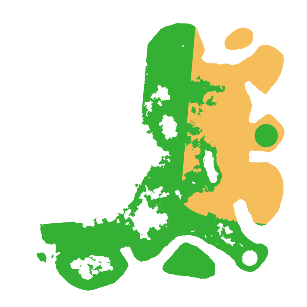 Biome Rust Map: Barren, Size: 3500, Seed: 1990505056