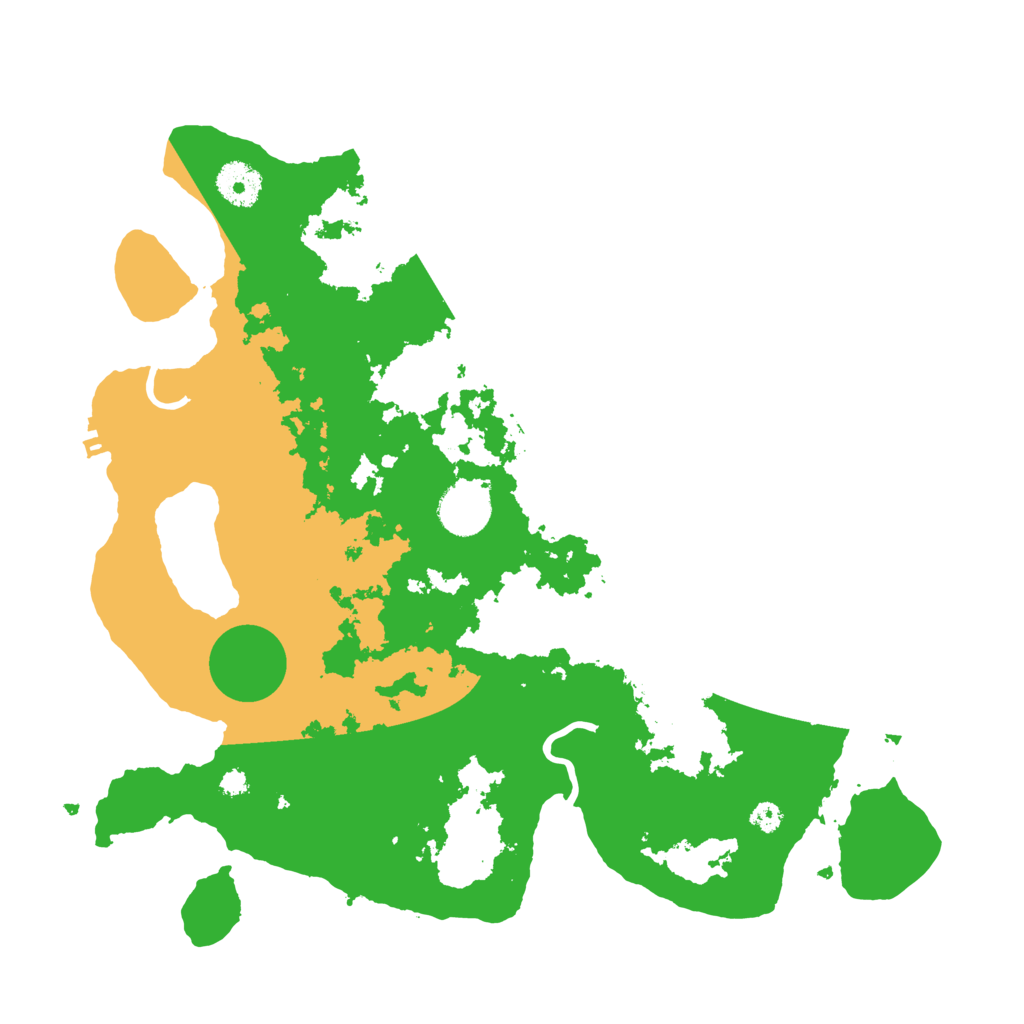 Biome Rust Map: Procedural Map, Size: 3500, Seed: 2044179388