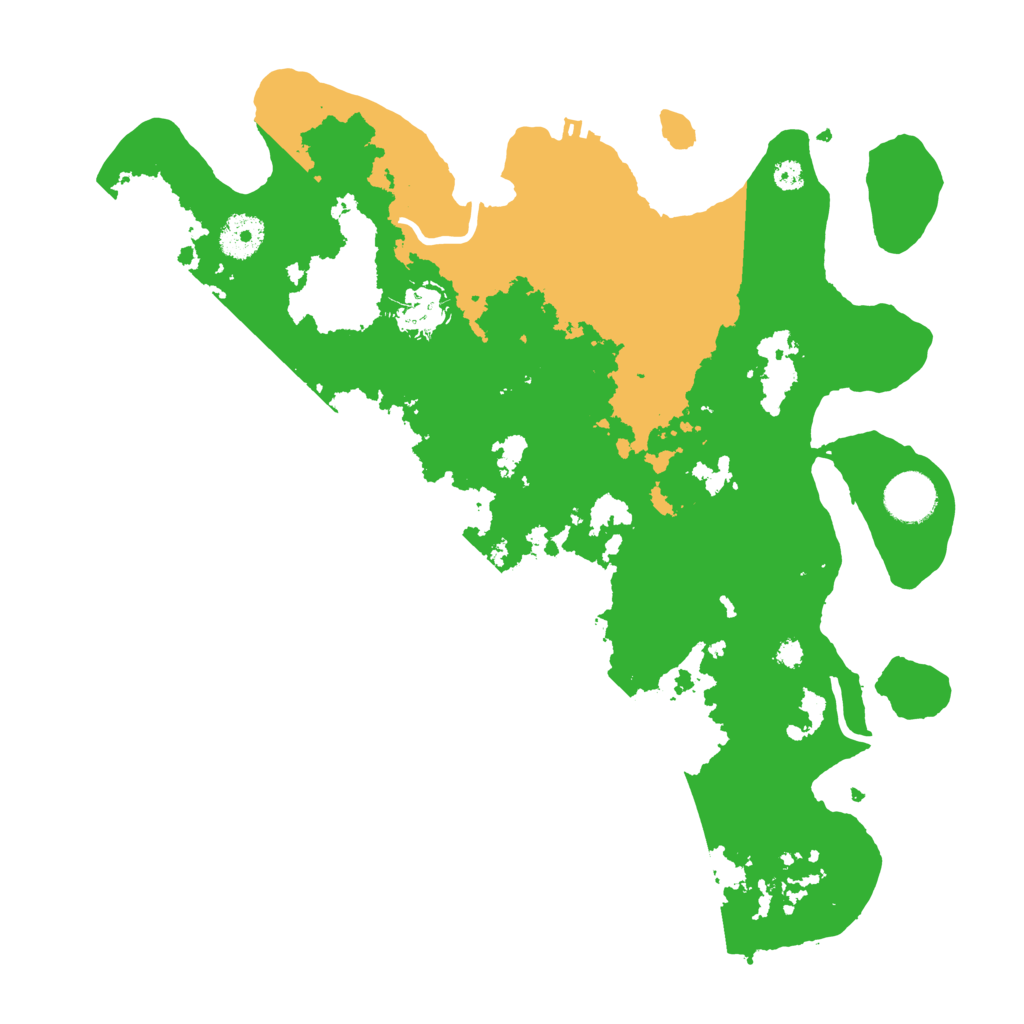 Biome Rust Map: Procedural Map, Size: 3500, Seed: 262286158