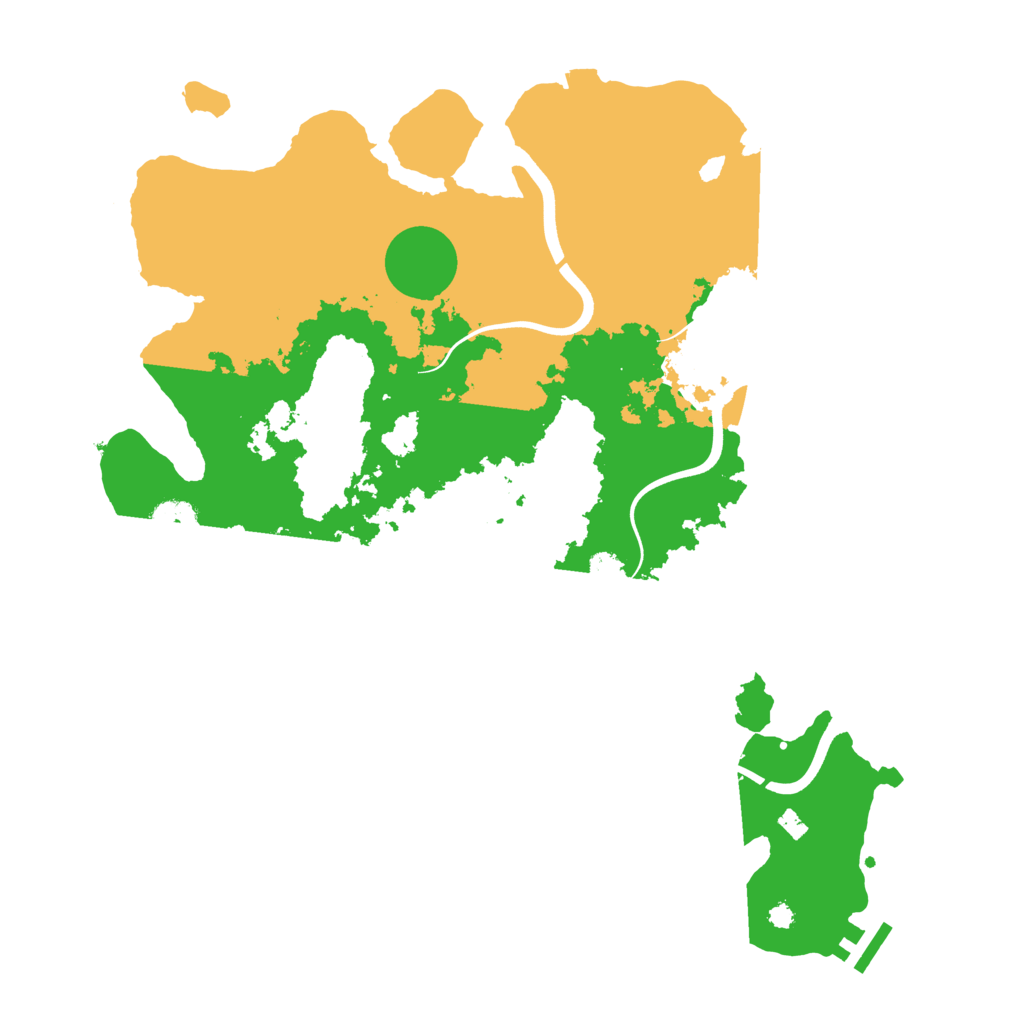 Biome Rust Map: Procedural Map, Size: 3750, Seed: 260123
