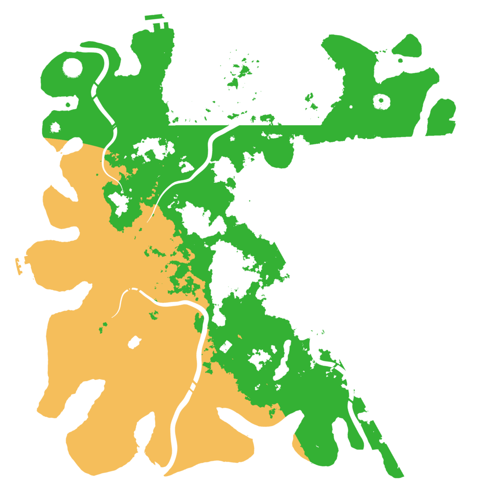 Biome Rust Map: Procedural Map, Size: 4476, Seed: 100000