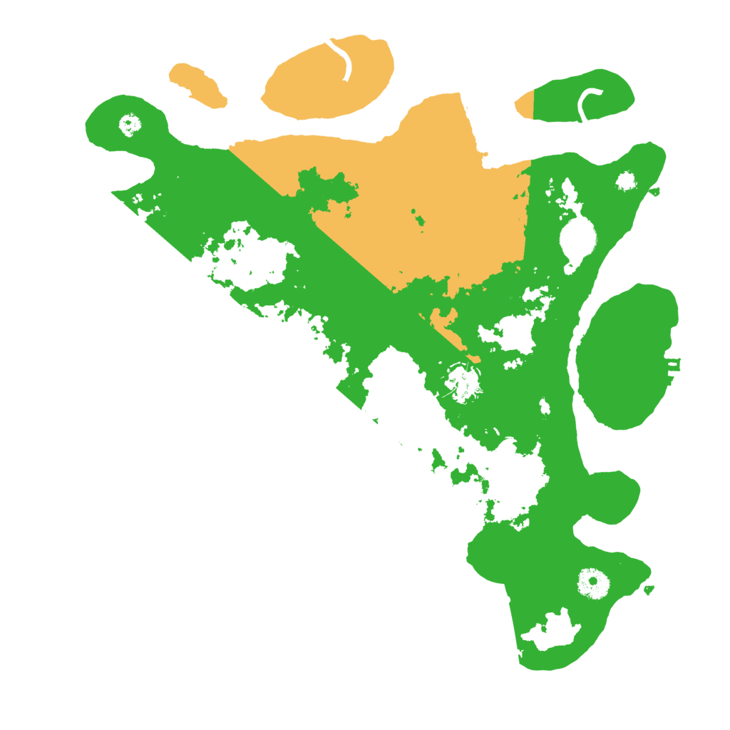 Biome Rust Map: Procedural Map, Size: 3500, Seed: 184