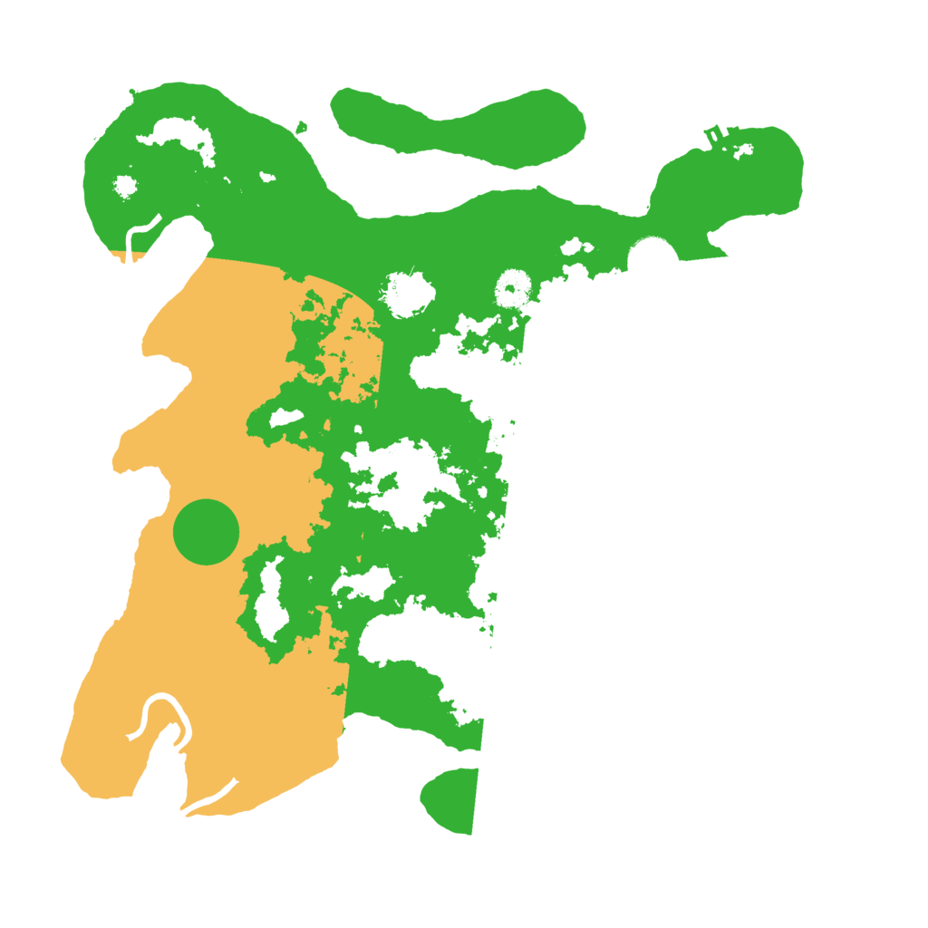 Biome Rust Map: Procedural Map, Size: 3700, Seed: 422172704