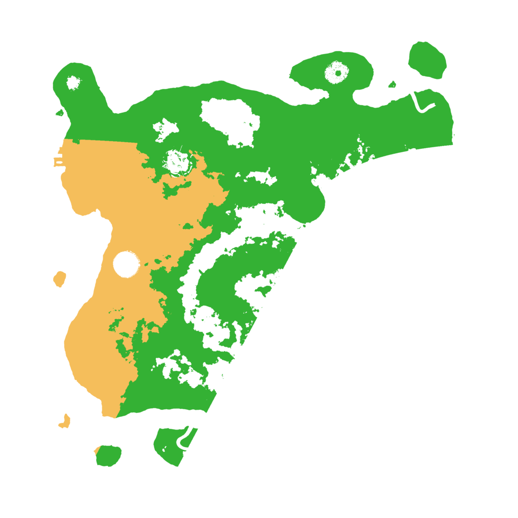 Biome Rust Map: Procedural Map, Size: 3500, Seed: 238475