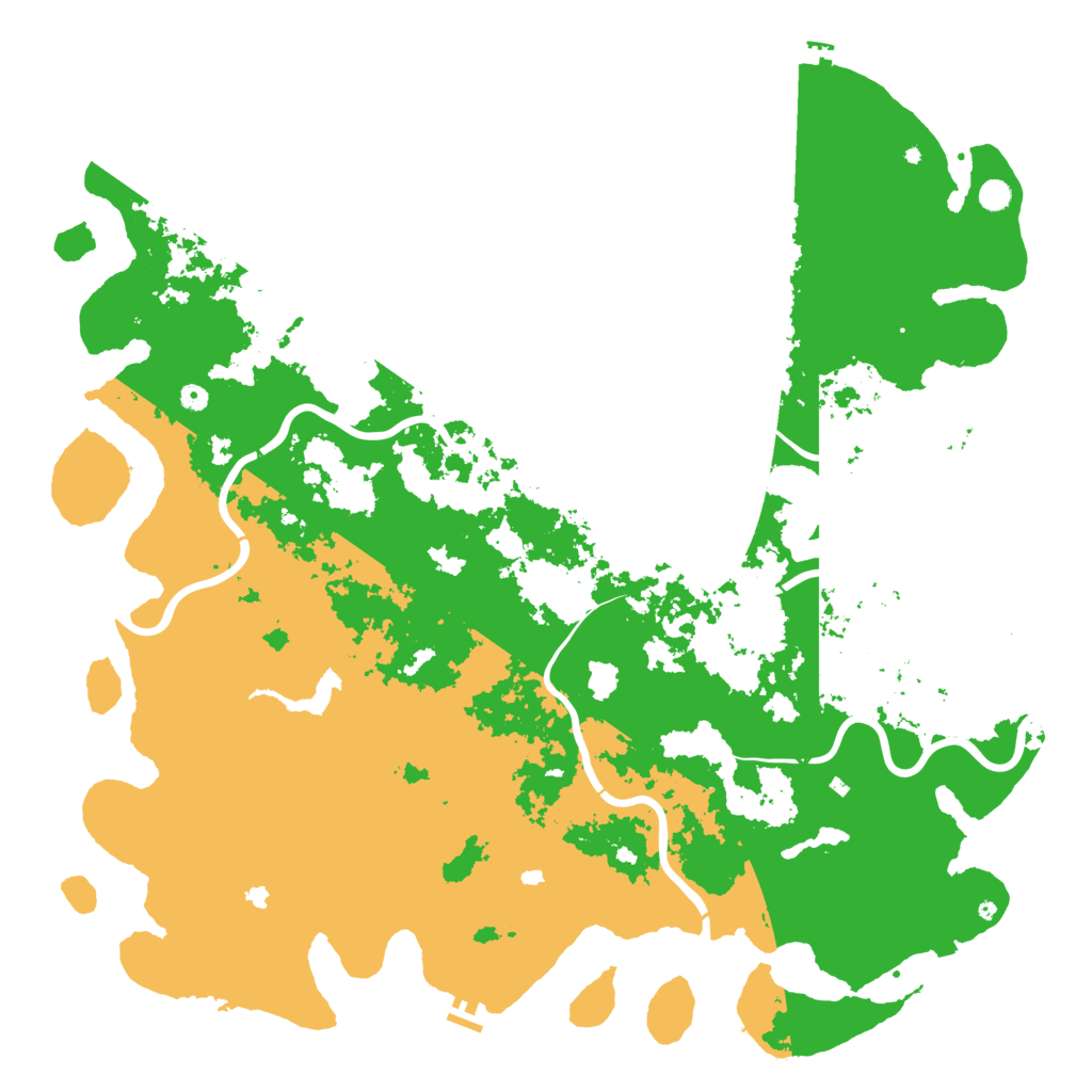 Biome Rust Map: Procedural Map, Size: 6000, Seed: 12071973