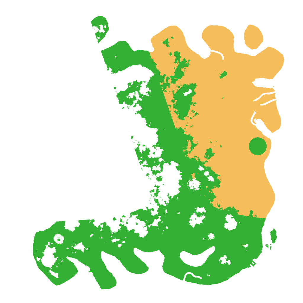 Biome Rust Map: Procedural Map, Size: 4500, Seed: 2107