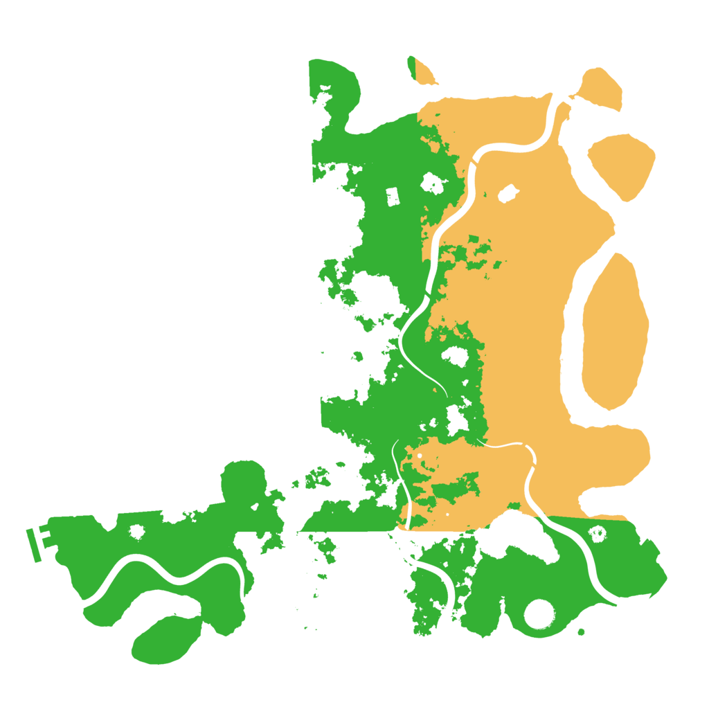 Biome Rust Map: Procedural Map, Size: 4200, Seed: 511751261