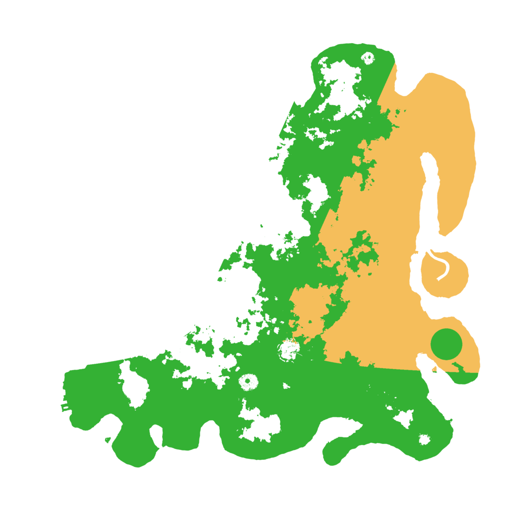 Biome Rust Map: Procedural Map, Size: 4250, Seed: 28886609