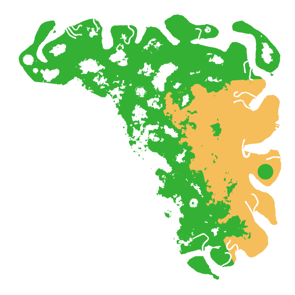 Biome Rust Map: Procedural Map, Size: 5000, Seed: 926077714