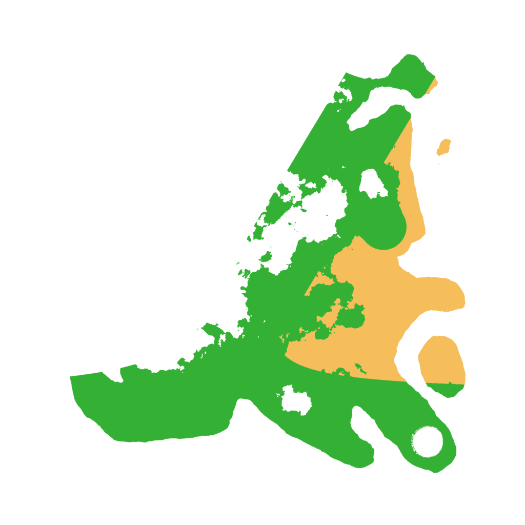 Biome Rust Map: Barren, Size: 3000, Seed: 1680446464