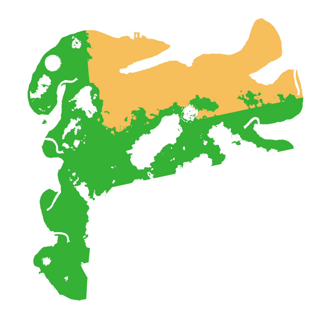 Biome Rust Map: Procedural Map, Size: 3500, Seed: 1430539