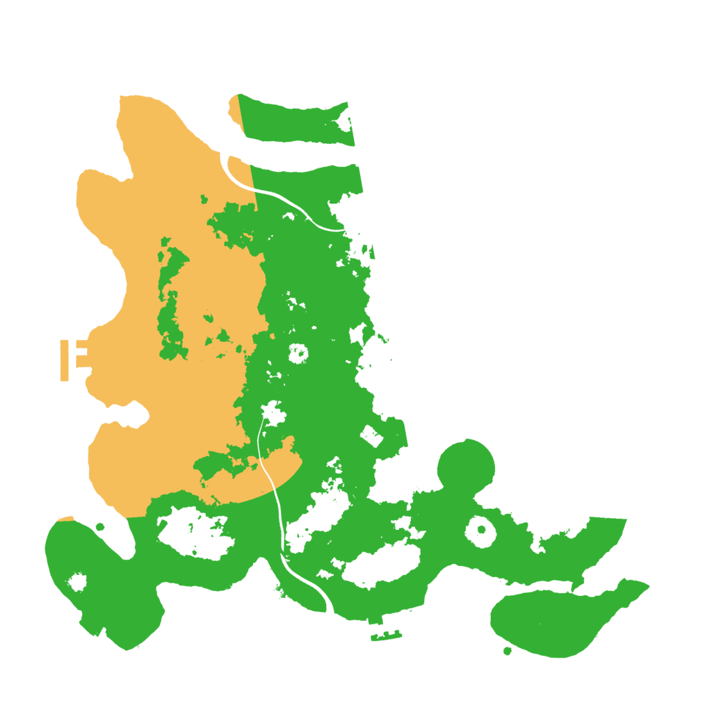 Biome Rust Map: Procedural Map, Size: 3500, Seed: 872578204