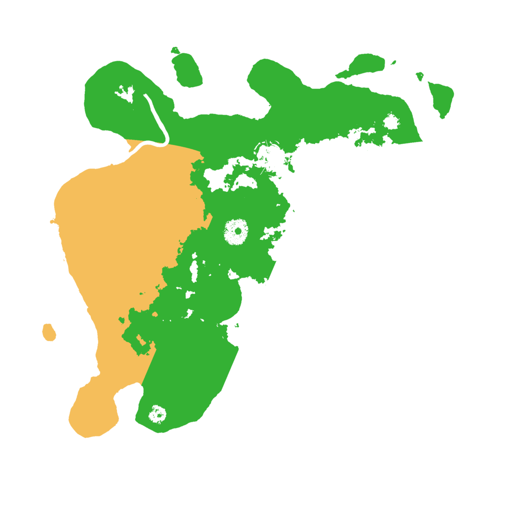 Biome Rust Map: Procedural Map, Size: 3000, Seed: 1110315740