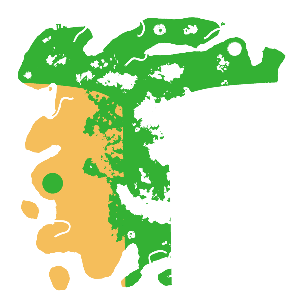 Biome Rust Map: Procedural Map, Size: 3950, Seed: 381208603
