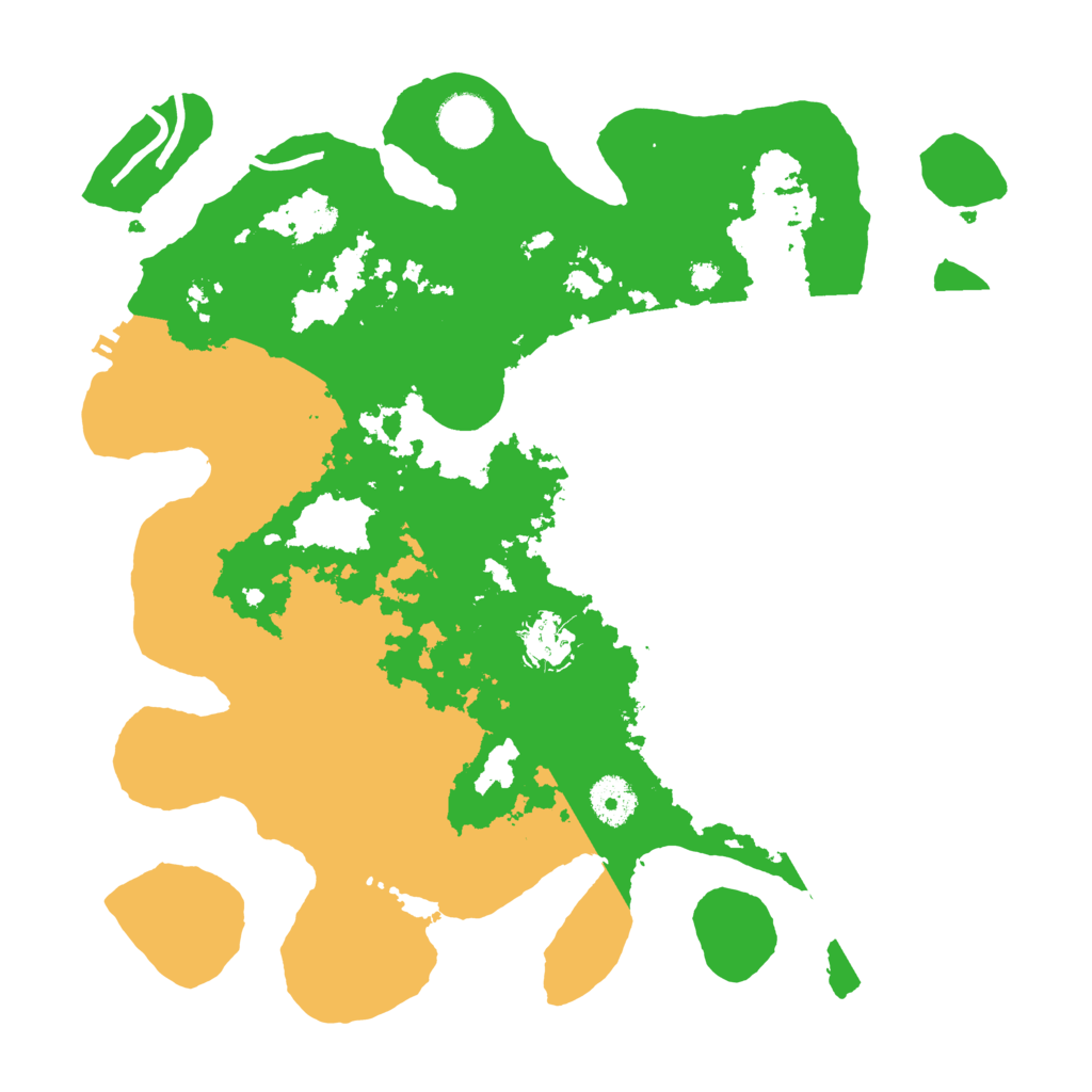 Biome Rust Map: Procedural Map, Size: 3500, Seed: 934705010