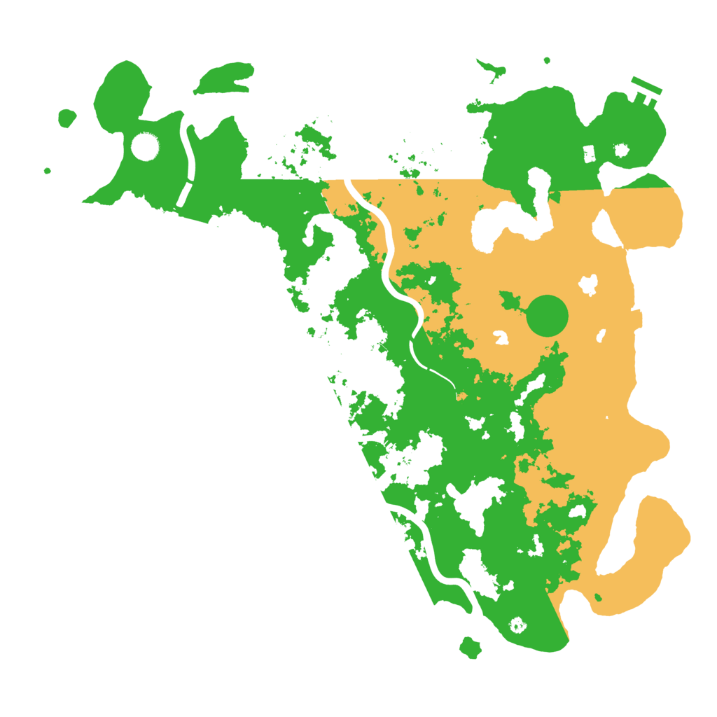 Biome Rust Map: Procedural Map, Size: 4500, Seed: 1950294928