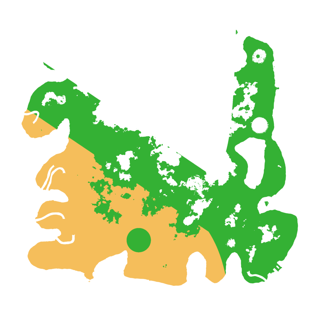 Biome Rust Map: Procedural Map, Size: 3500, Seed: 11663024