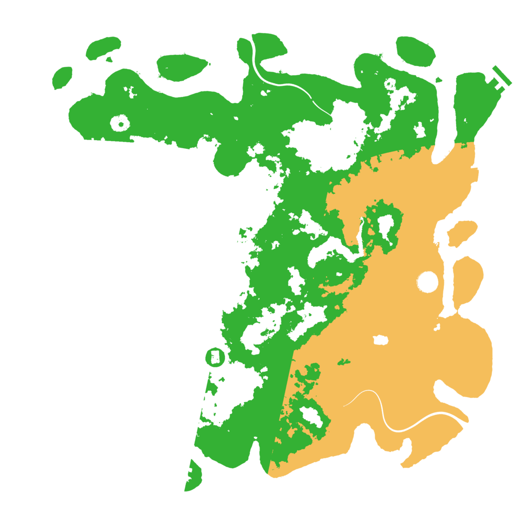 Biome Rust Map: Procedural Map, Size: 4300, Seed: 456062213