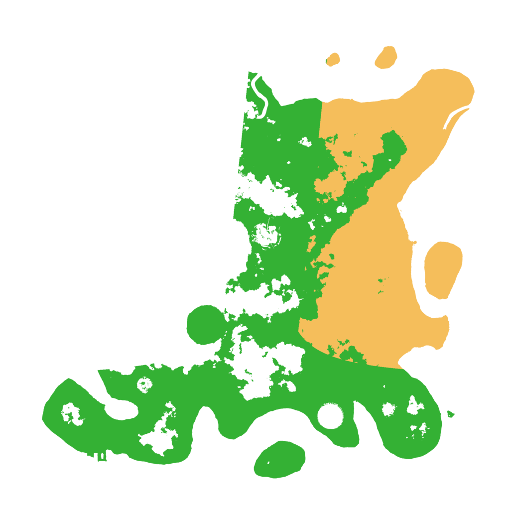 Biome Rust Map: Procedural Map, Size: 3500, Seed: 485408820