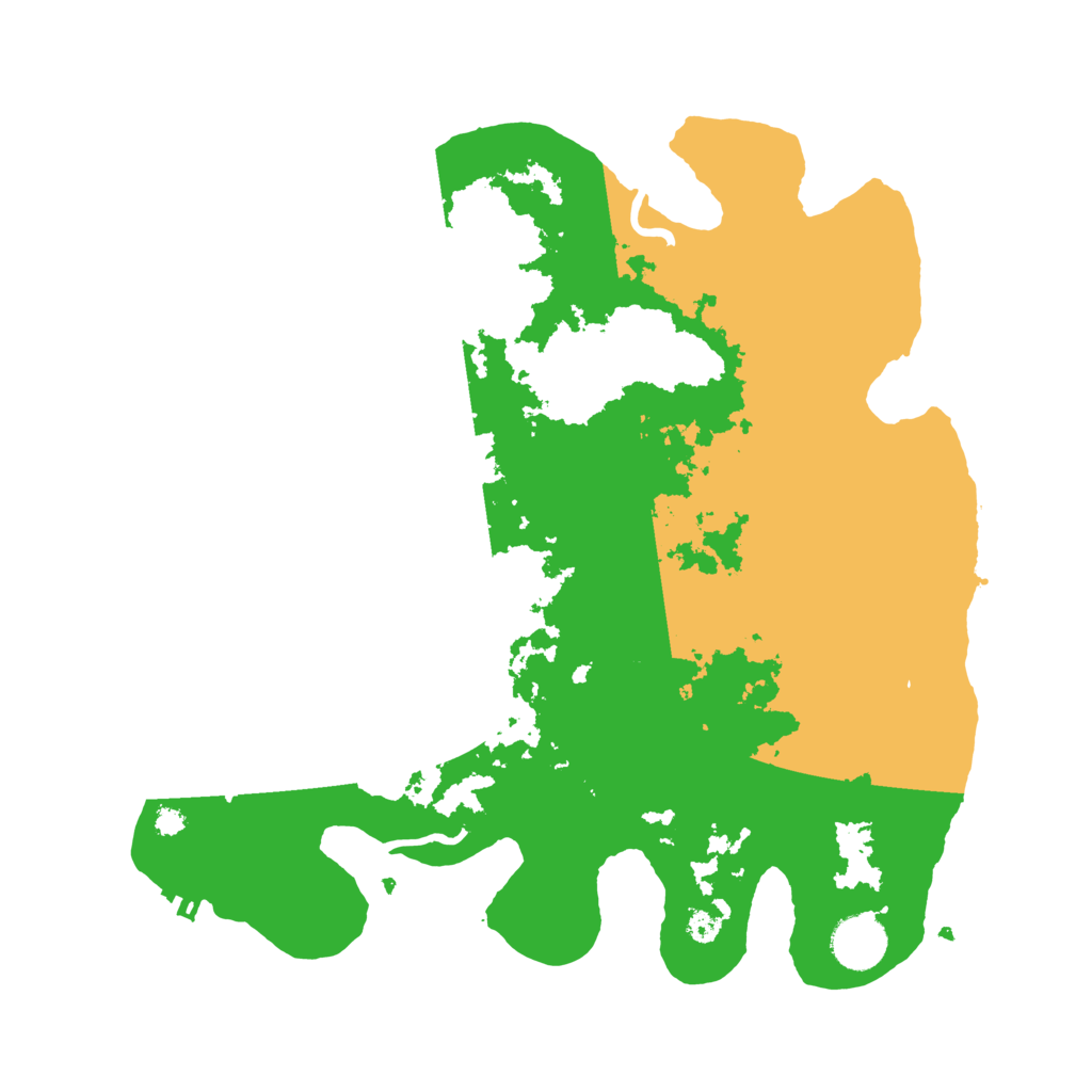 Biome Rust Map: Procedural Map, Size: 3500, Seed: 824957543