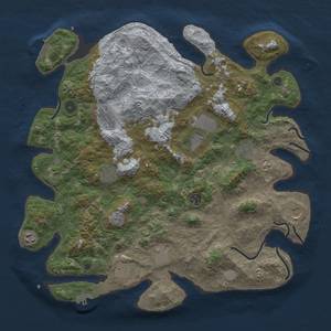 Thumbnail Rust Map: Procedural Map, Size: 4250, Seed: 125530888, 19 Monuments