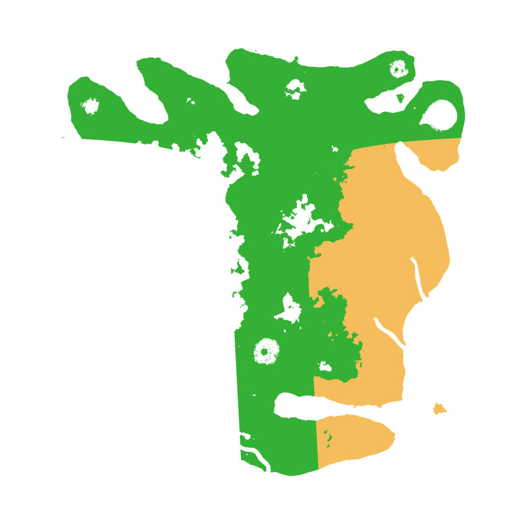 Biome Rust Map: Procedural Map, Size: 3000, Seed: 545321491