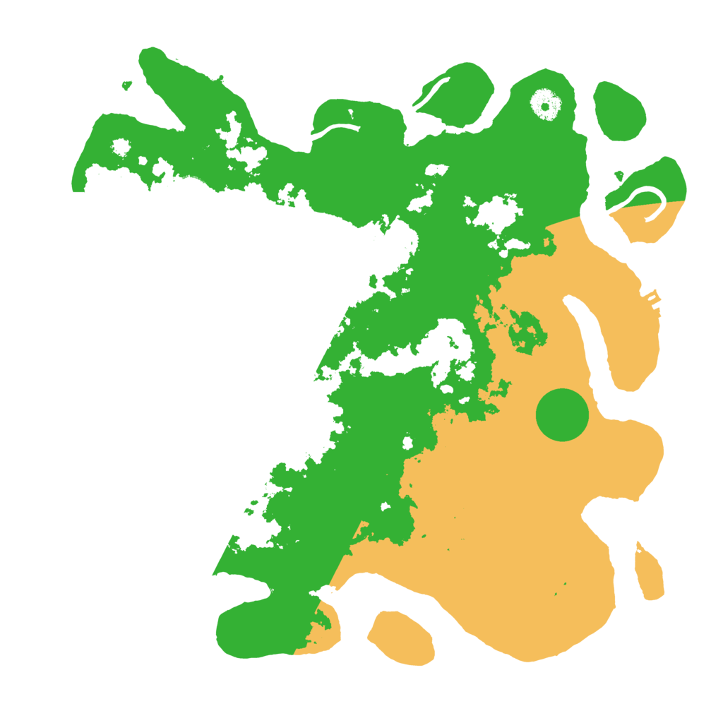 Biome Rust Map: Procedural Map, Size: 3600, Seed: 609177168