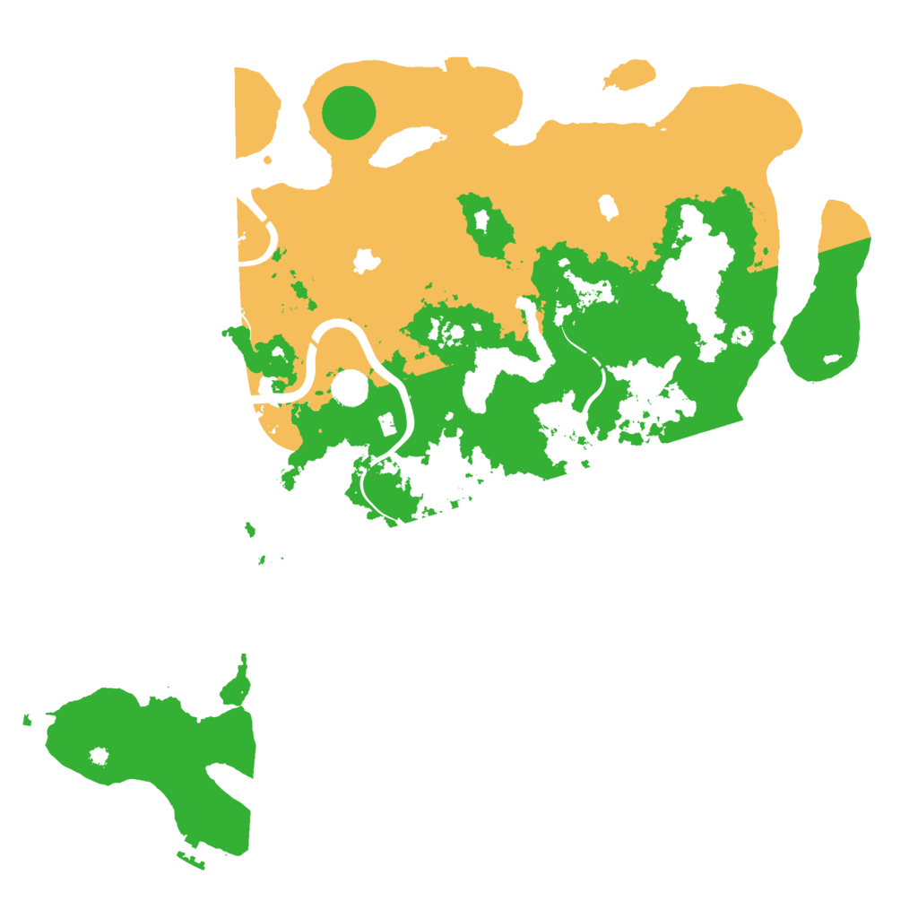 Biome Rust Map: Procedural Map, Size: 4500, Seed: 945732341