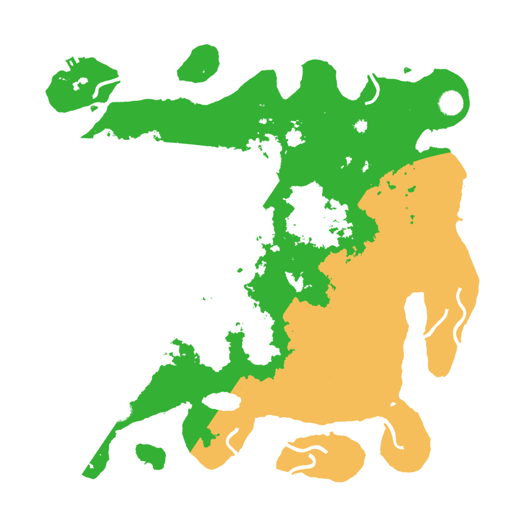 Biome Rust Map: Procedural Map, Size: 3700, Seed: 1425625870