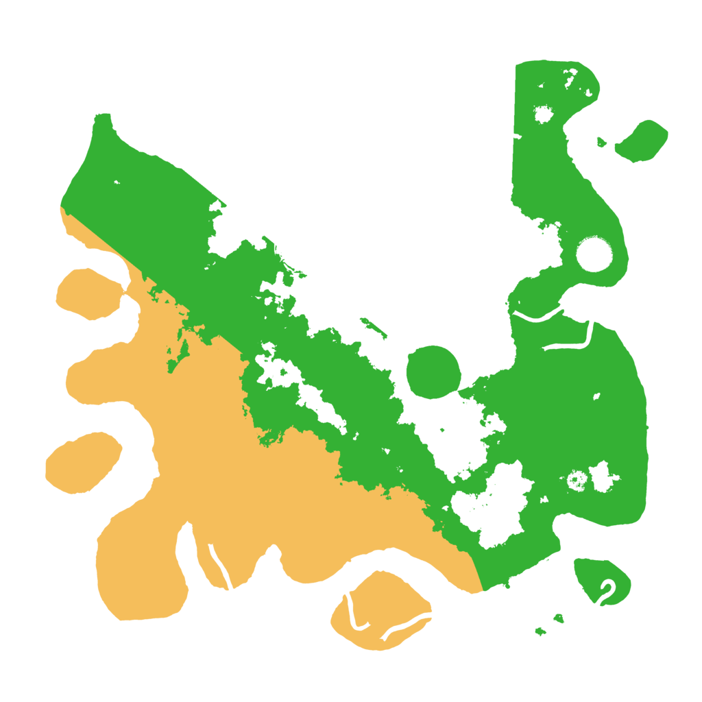 Biome Rust Map: Procedural Map, Size: 3500, Seed: 39126