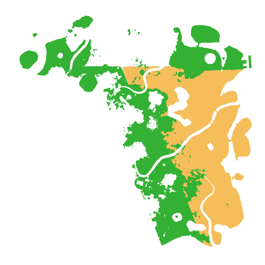 Biome Rust Map: Procedural Map, Size: 4250, Seed: 559554740