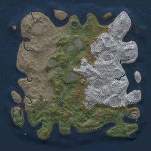 Thumbnail Rust Map: Procedural Map, Size: 4250, Seed: 338755976, 19 Monuments