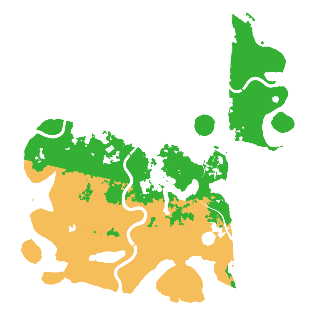 Biome Rust Map: Procedural Map, Size: 4200, Seed: 24639398