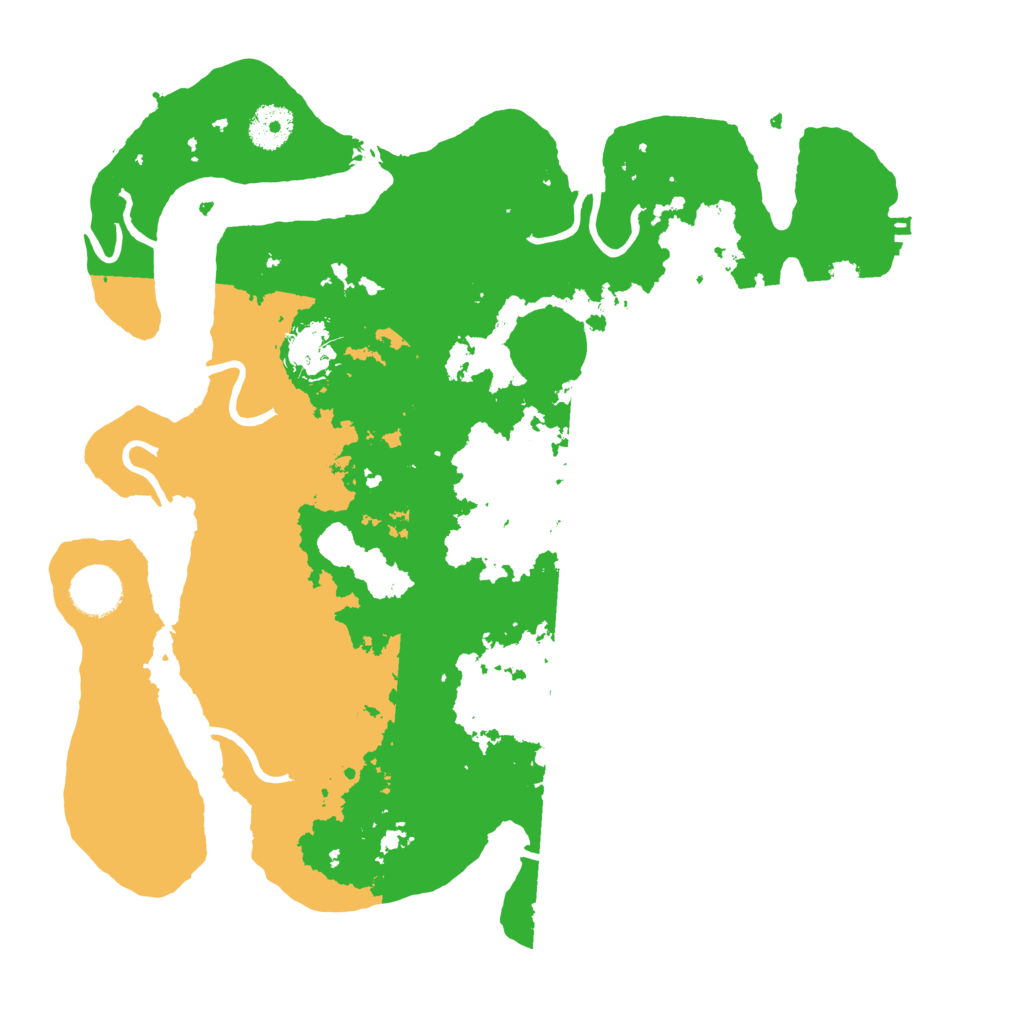 Biome Rust Map: Procedural Map, Size: 3500, Seed: 1499292181