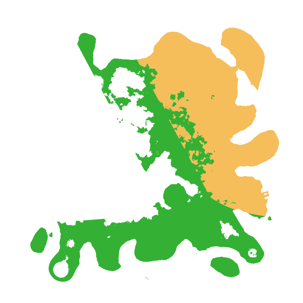 Biome Rust Map: Procedural Map, Size: 3450, Seed: 291172922