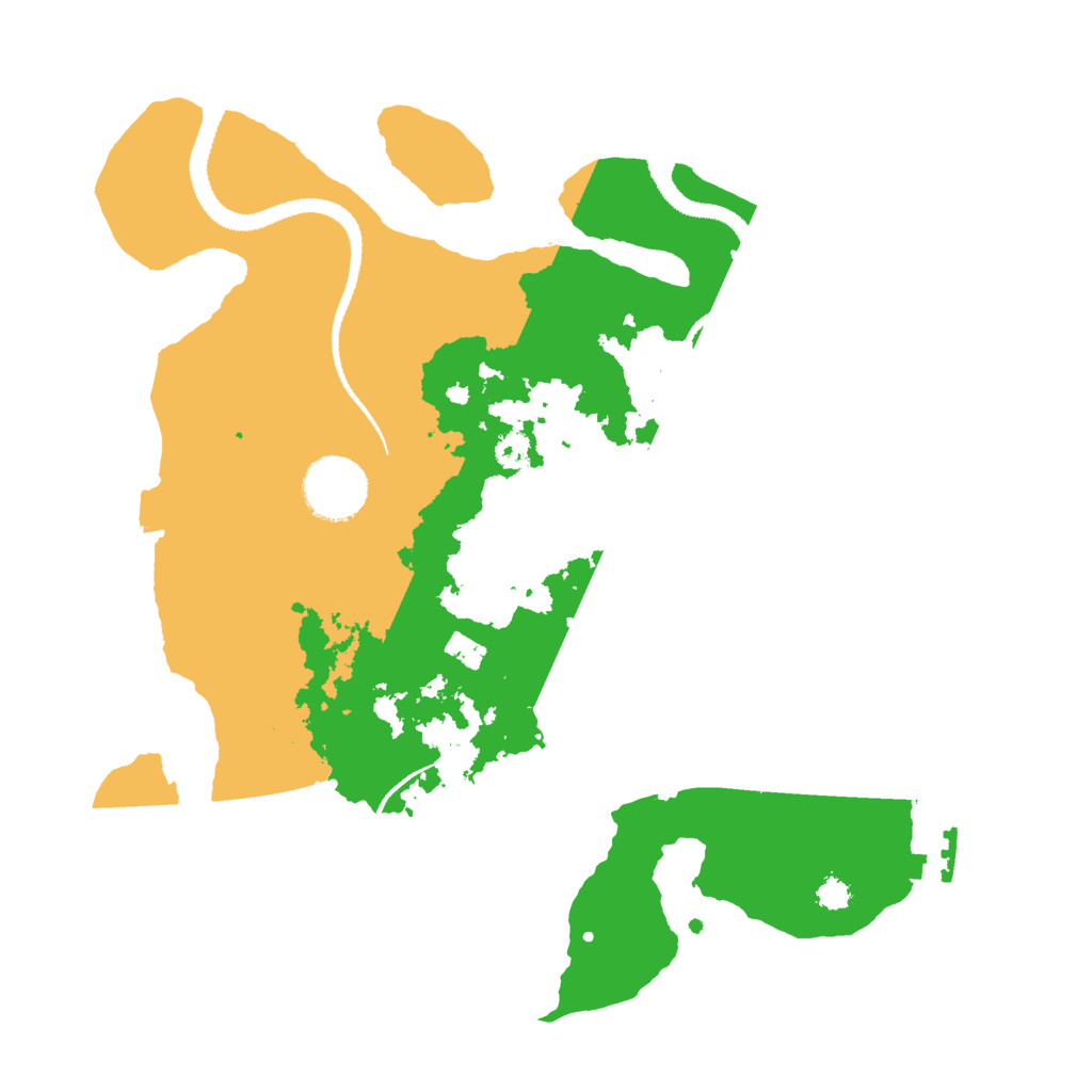 Biome Rust Map: Procedural Map, Size: 3000, Seed: 2073106201