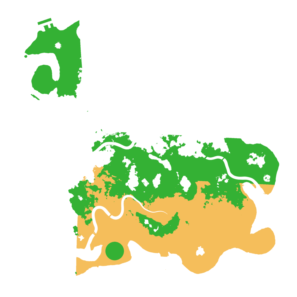 Biome Rust Map: Procedural Map, Size: 4250, Seed: 22484