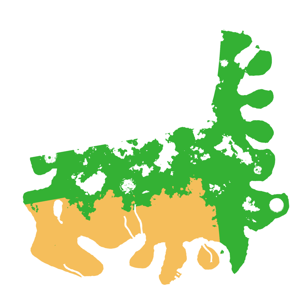 Biome Rust Map: Procedural Map, Size: 3800, Seed: 90414705