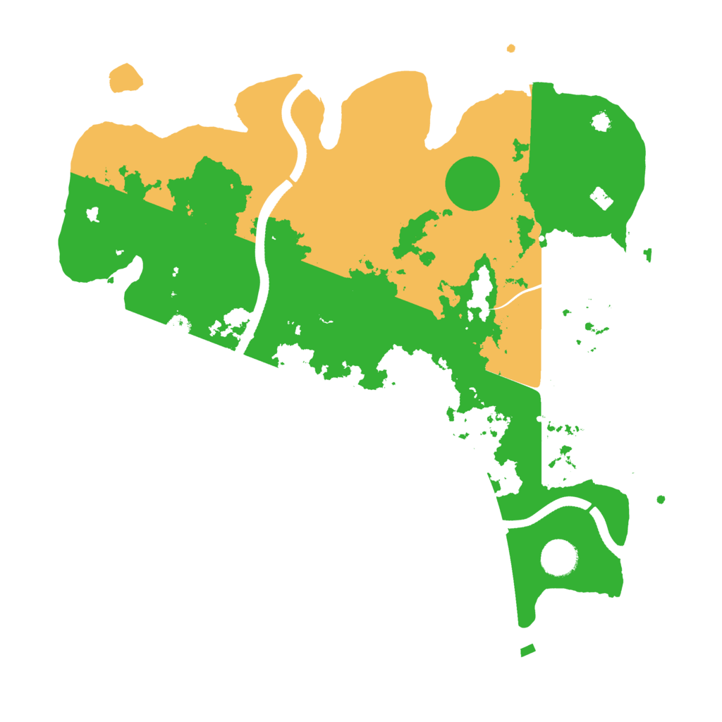 Biome Rust Map: Procedural Map, Size: 3500, Seed: 31686470