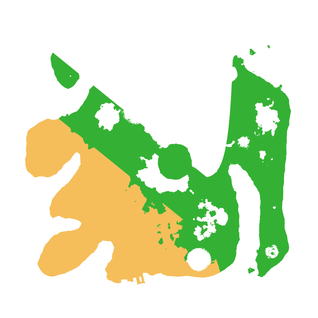 Biome Rust Map: Procedural Map, Size: 2500, Seed: 28148