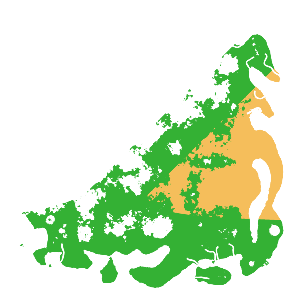 Biome Rust Map: Procedural Map, Size: 5000, Seed: 1840769897