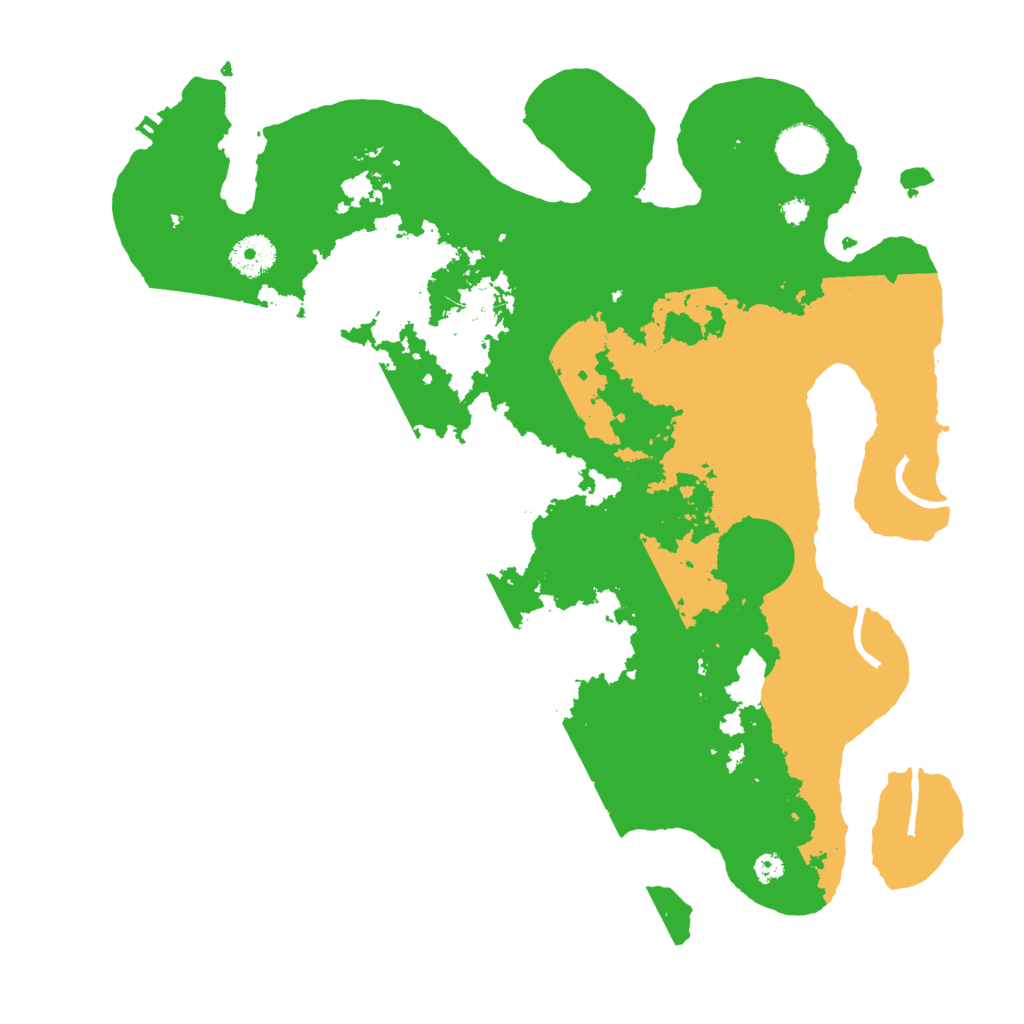 Biome Rust Map: Procedural Map, Size: 3600, Seed: 140620849