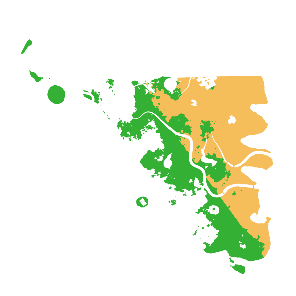 Biome Rust Map: Procedural Map, Size: 4500, Seed: 94061349